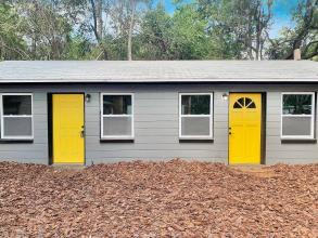 front of the home